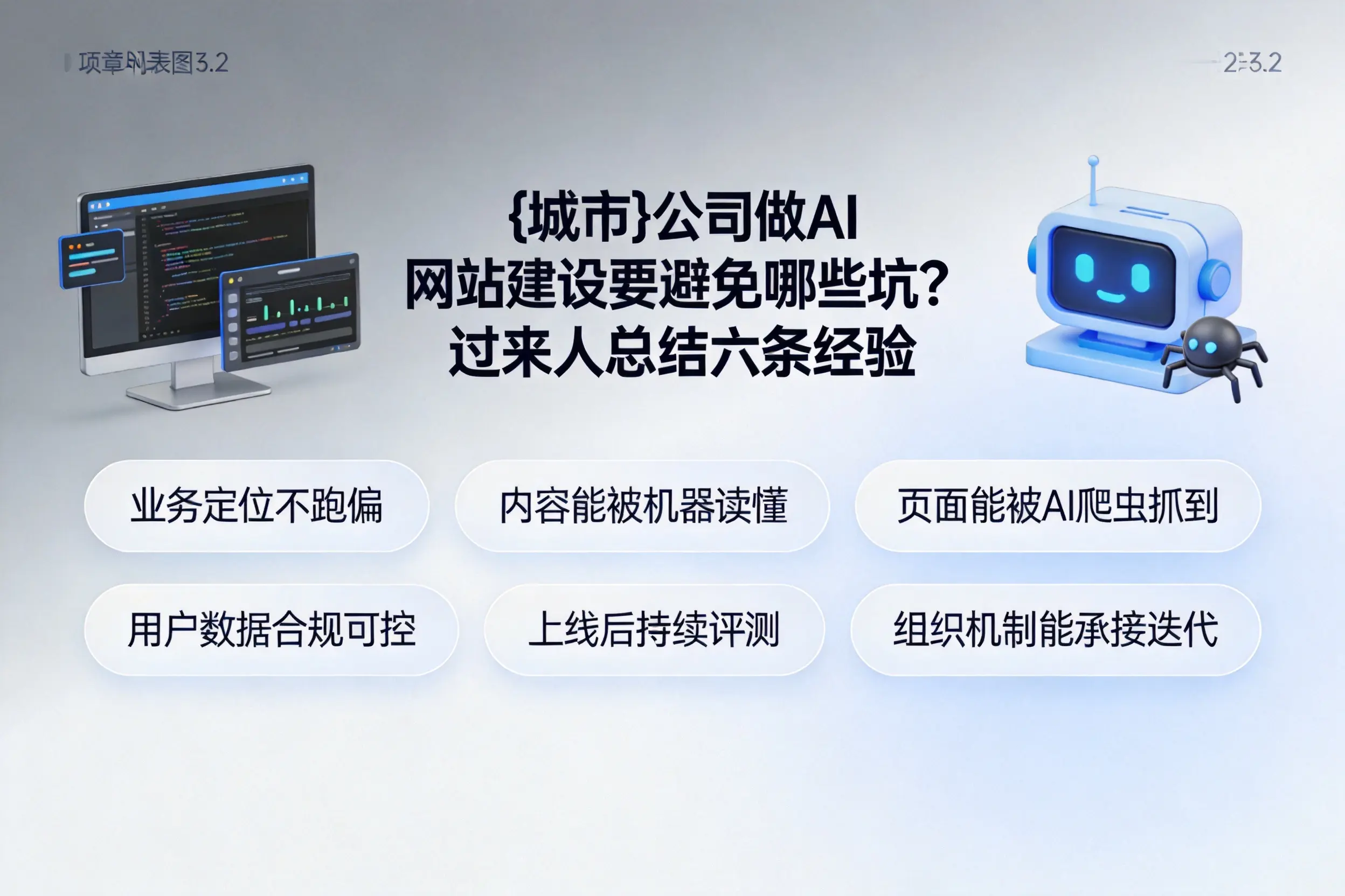 贵阳公司做AI网站建设要避免哪些坑?过来人总结六条经验