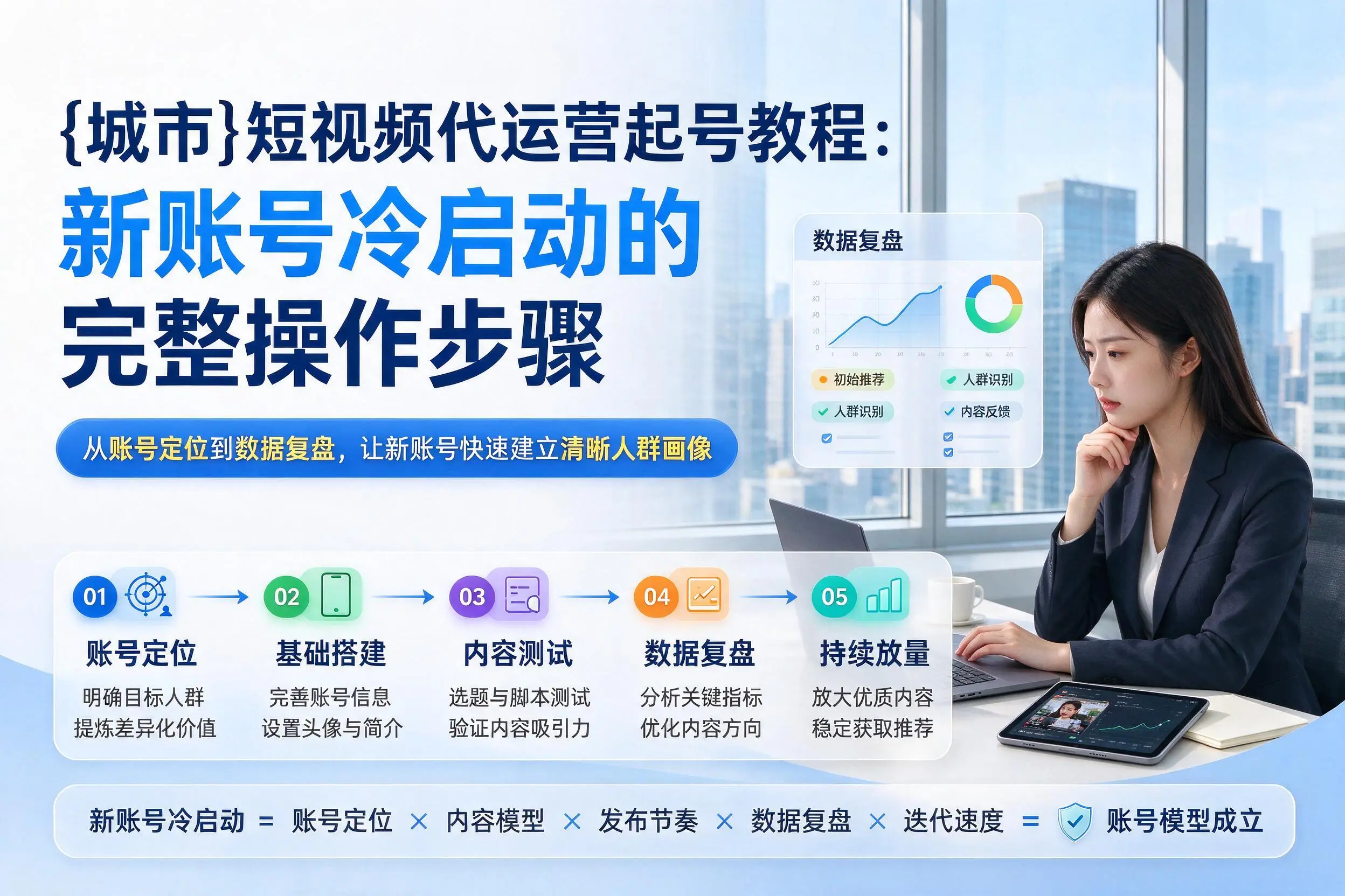贵阳短视频代运营起号教程：新账号冷启动的完整操作步骤