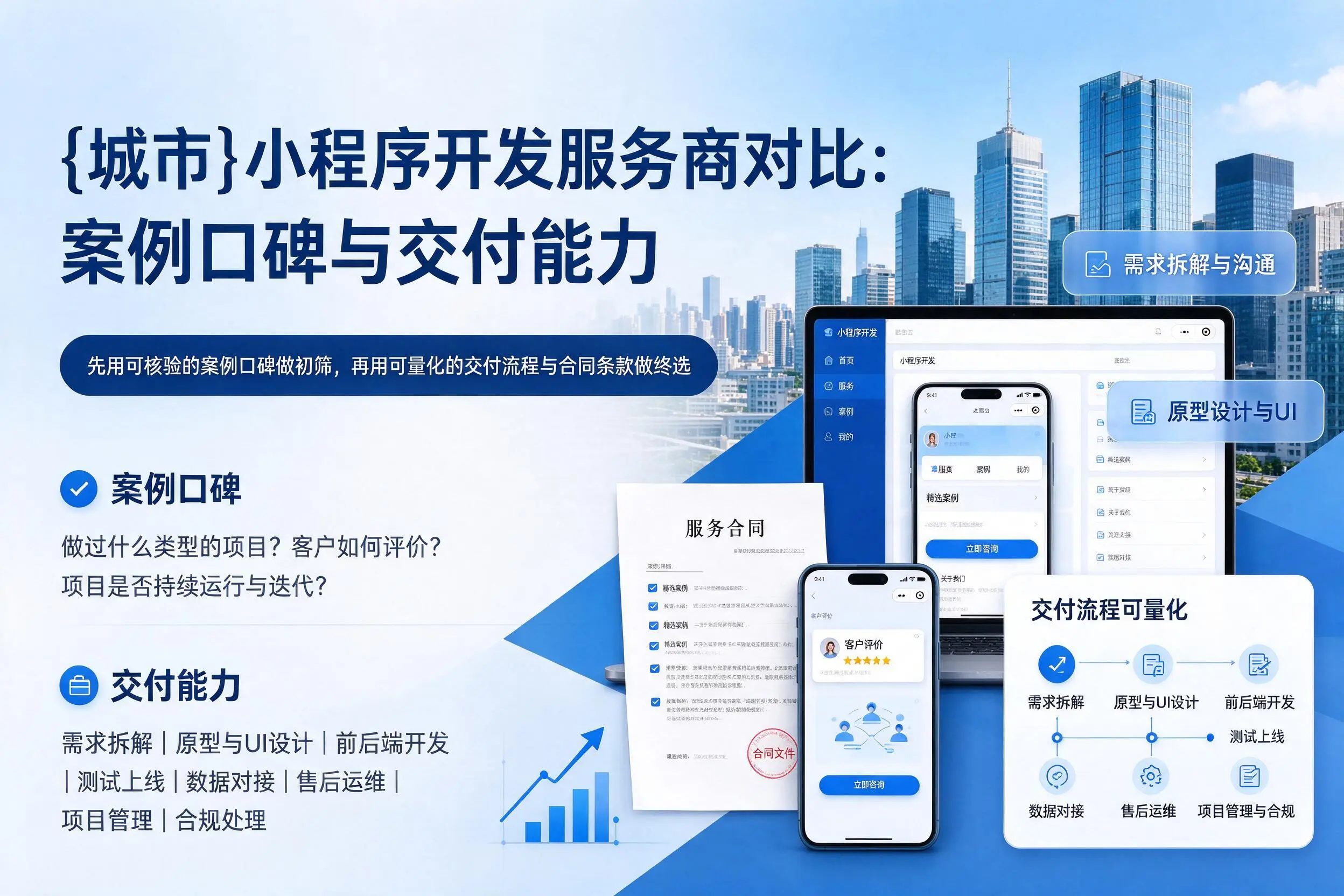 贵阳小程序开发服务商对比：案例口碑与交付能力