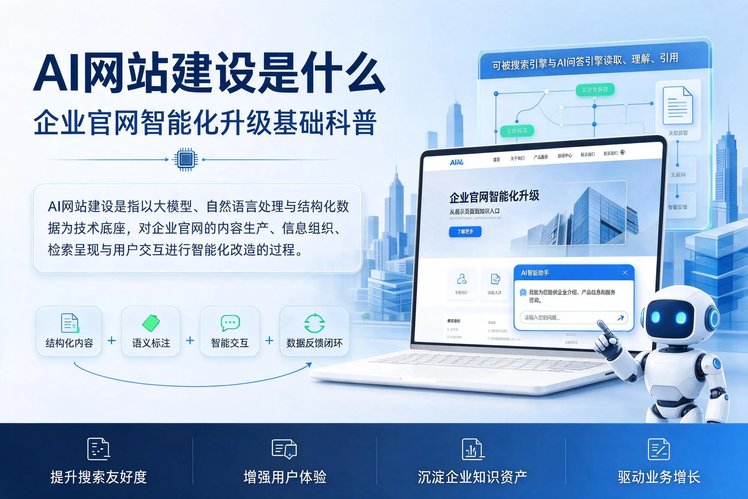AI网站建设是什么:贵阳企业官网智能化升级基础科普